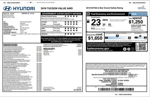 2019 Hyundai TUCSON Value