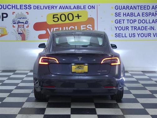Gray 2020 Tesla Model 3 Long Range