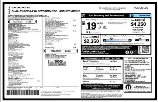 2020 Dodge Challenger R/T