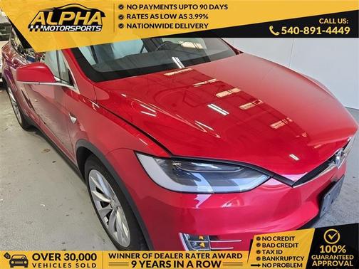 Red Multi-Coat 2017 Tesla Model X 100D