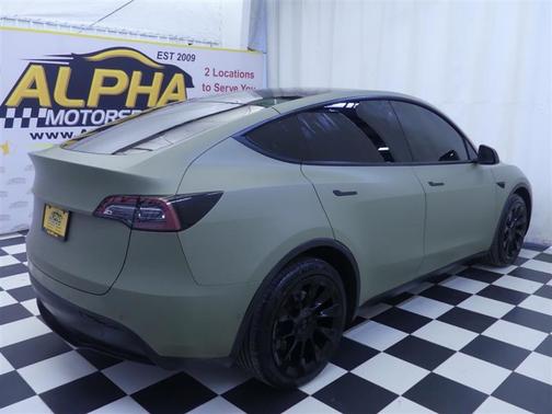 Green 2021 Tesla Model Y Long Range Dual Motor All-Wheel Drive