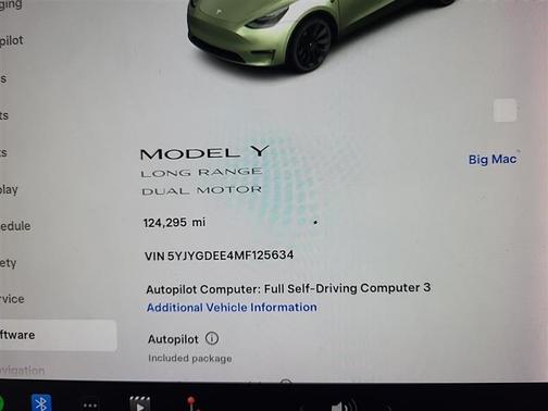 Green 2021 Tesla Model Y Long Range Dual Motor All-Wheel Drive