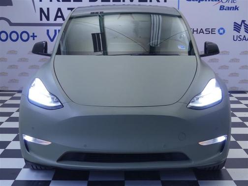 Green 2021 Tesla Model Y Long Range Dual Motor All-Wheel Drive