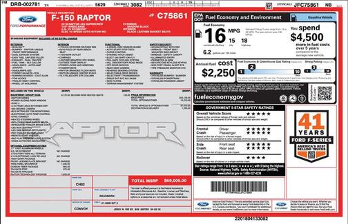 2018 Ford F-150 Raptor
