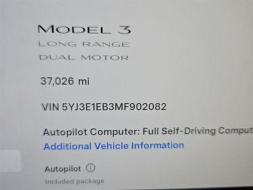 2021 Tesla Model 3 Long Range