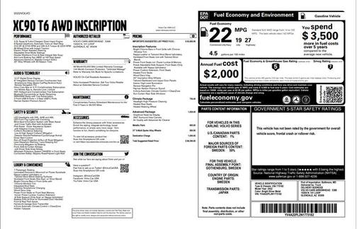 2022 Volvo XC90 T6 Inscription