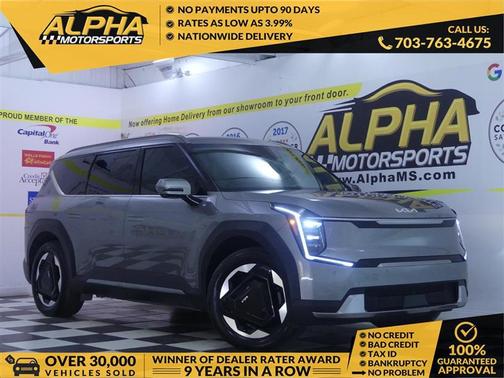 Pebble Gray 2024 Kia EV9 Wind