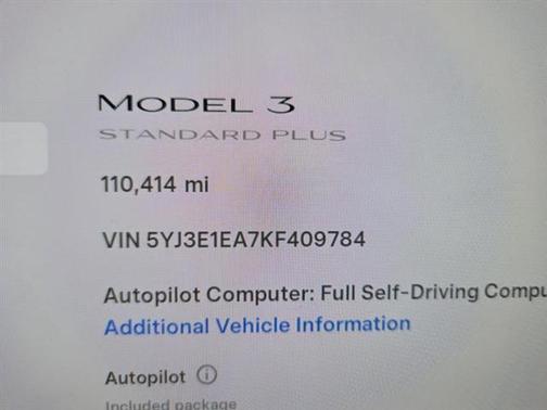 2019 Tesla Model 3 Standard Range Plus