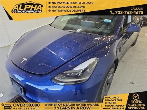 Deep Blue Metallic 2023 Tesla Model 3 Standard Range