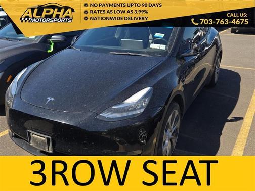 Solid Black 2022 Tesla Model Y Long Range Dual Motor All-Wheel Drive