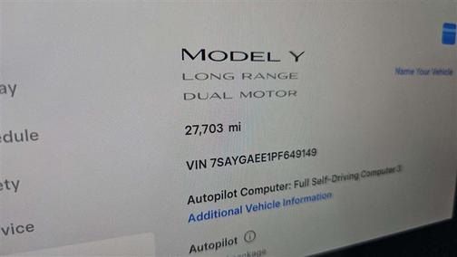 2023 Tesla Model Y Long Range Dual Motor All-Wheel Drive