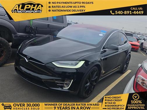 Solid Black 2020 Tesla Model X Performance Dual Motor All-Wheel Drive
