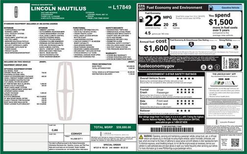 2022 Lincoln Nautilus Reserve