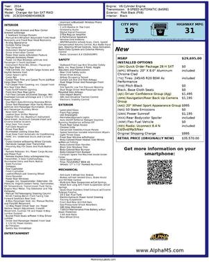 2014 Dodge Charger SXT