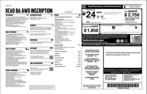 2022 Volvo XC60 B6 Inscription