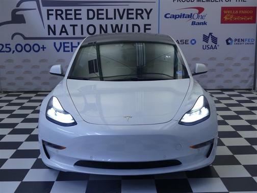 Pearl White Multi-Coat 2021 Tesla Model 3 Standard Range Plus