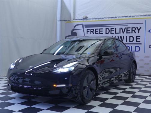 Solid Black 2022 Tesla Model 3 Long Range