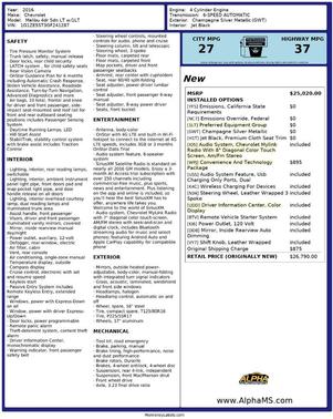 2016 Chevrolet Malibu 1LT