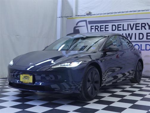 Stealth Grey 2025 Tesla Model 3 Long Range