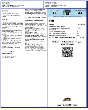2014 Toyota Sienna XLE