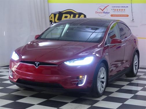 Red Multi-Coat 2017 Tesla Model X 100D