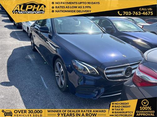Blue 2020 Mercedes-Benz E-Class 4MATIC