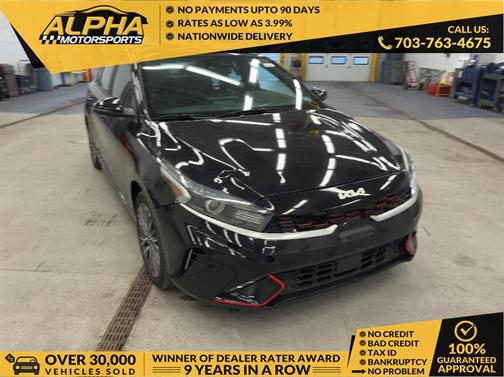 Black 2023 Kia Forte GT-Line