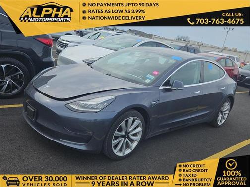 Gray 2019 Tesla Model 3 Long Range