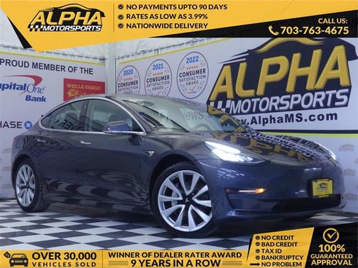 Gray 2019 Tesla Model 3 Long Range