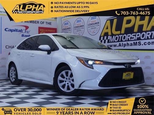 Wind Chill Pearl 2022 Toyota Corolla LE