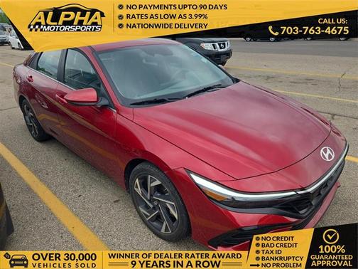 Ultimate Red 2025 Hyundai ELANTRA SEL