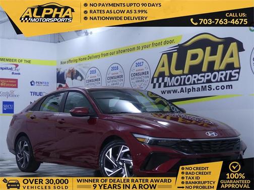 Ultimate Red 2025 Hyundai ELANTRA SEL