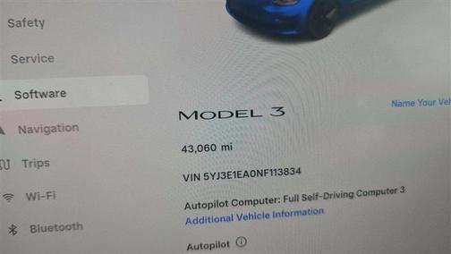 2022 Tesla Model 3 Standard Range