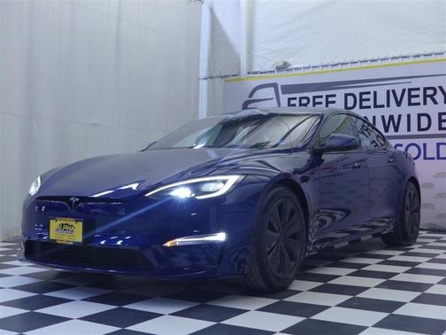 Deep Blue Metallic 2022 Tesla Model S Dual Motor All-Wheel Drive