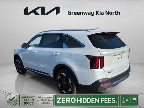 Snow White Pearl 2026 Kia Sorento Hybrid EX