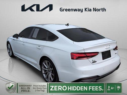Glacier White Metallic 2025 Audi A5 Sportback 45 S Line Premium