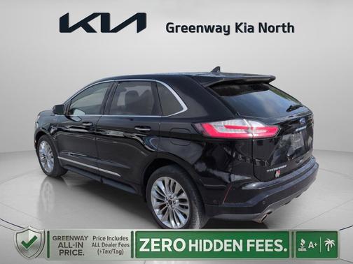 Agate Black Metallic 2022 Ford Edge Titanium