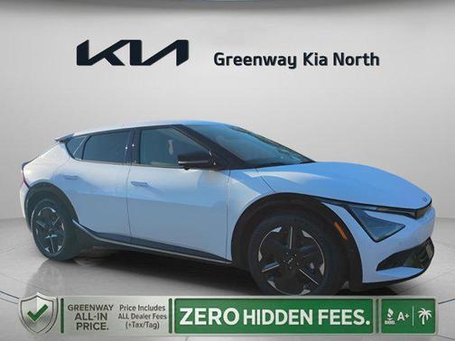 Glacier White Pearl 2025 Kia EV6 Wind AWD