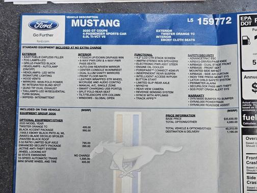 2020 Ford Mustang GT