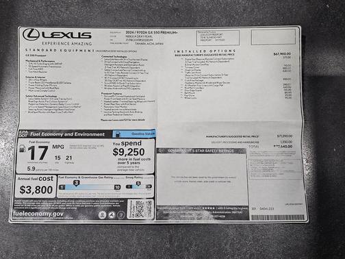 2024 Lexus GX 550 Premium+