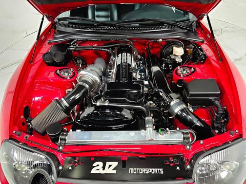 Red 1993 Toyota Supra Turbo