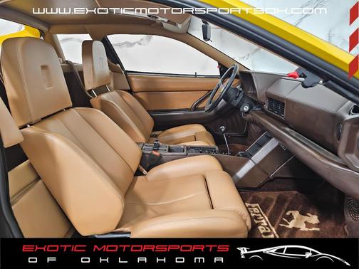 Yellow 1987 Ferrari Testarossa Gated
