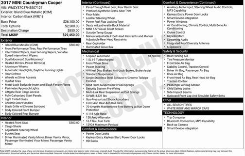 2017 MINI Countryman Cooper