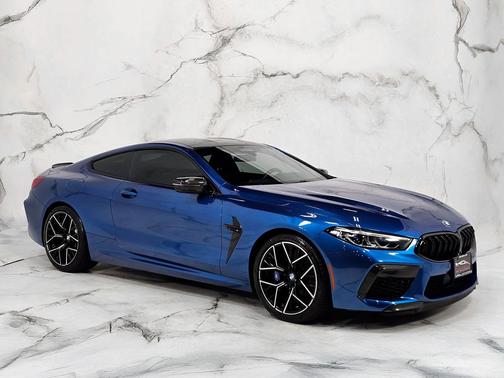 Sonic Speed Blue Metallic 2020 BMW M8 Competition