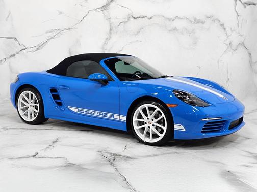 Blue 2024 Porsche 718 Boxster