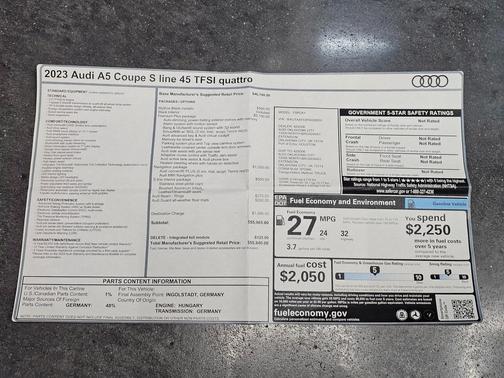 2023 Audi A5 45 S line Premium Plus