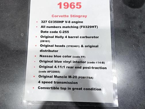 1966 Chevrolet Corvette Base