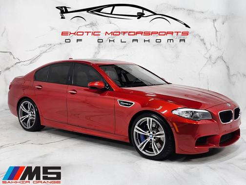 Orange Metallic 2013 BMW M5 Base