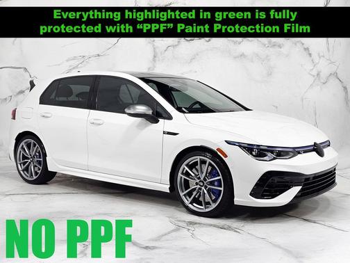 Pure White 2024 Volkswagen Golf R 2.0T Manual