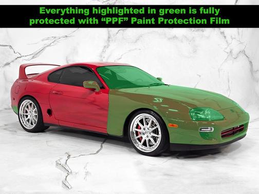 Red 1993 Toyota Supra Turbo